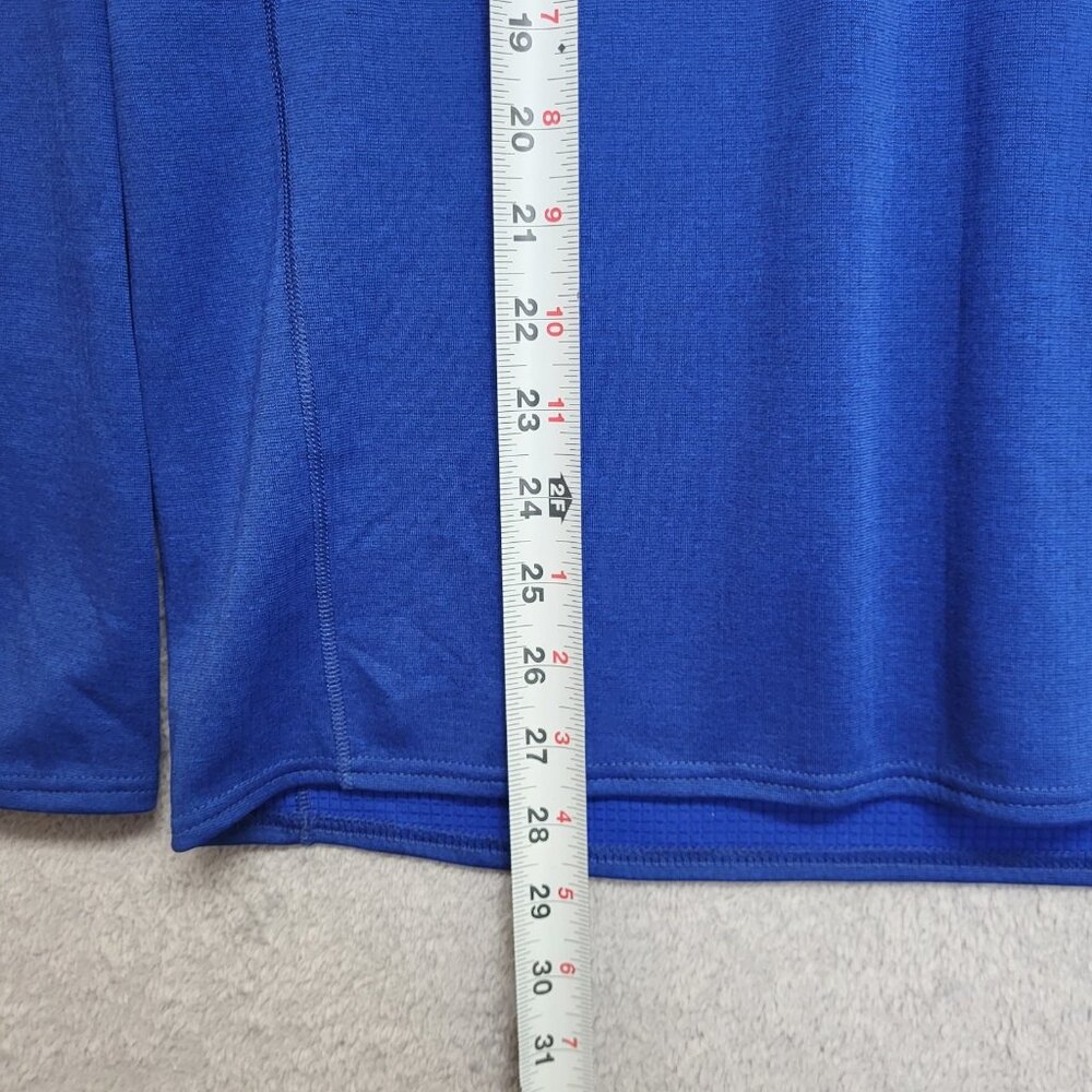 Patagonia Pullover Mens Medium Blue Capilene Midweight Baselayer Zip Polartec - Picture 5 of 11